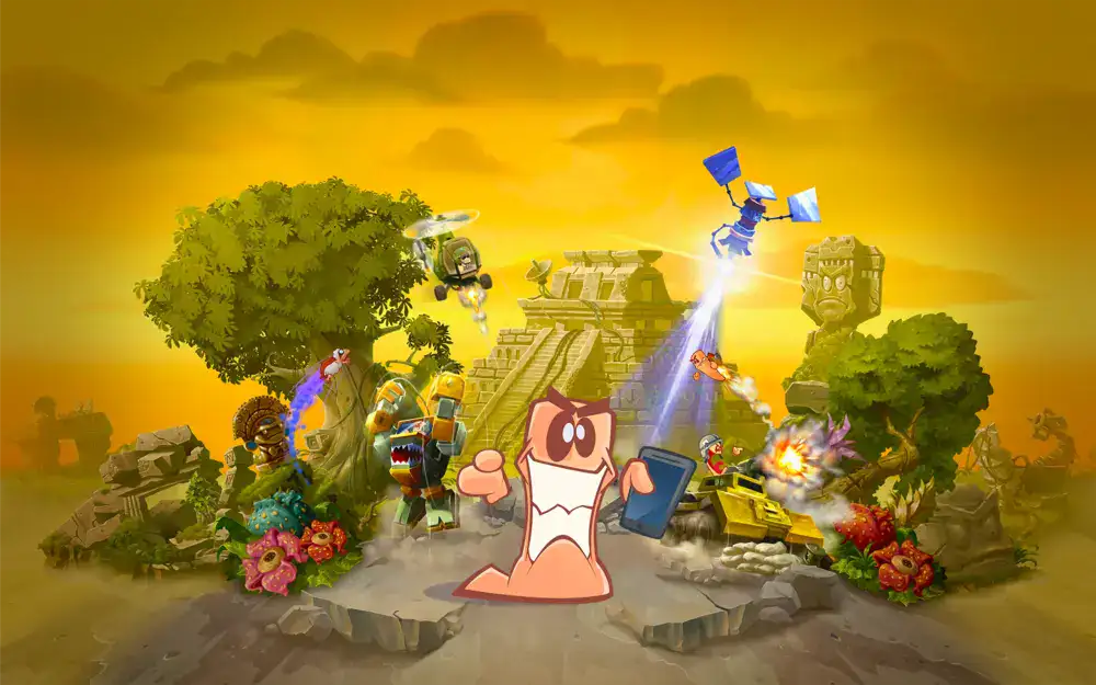 Worms WMD: Mobilize aterra a Android i iOS