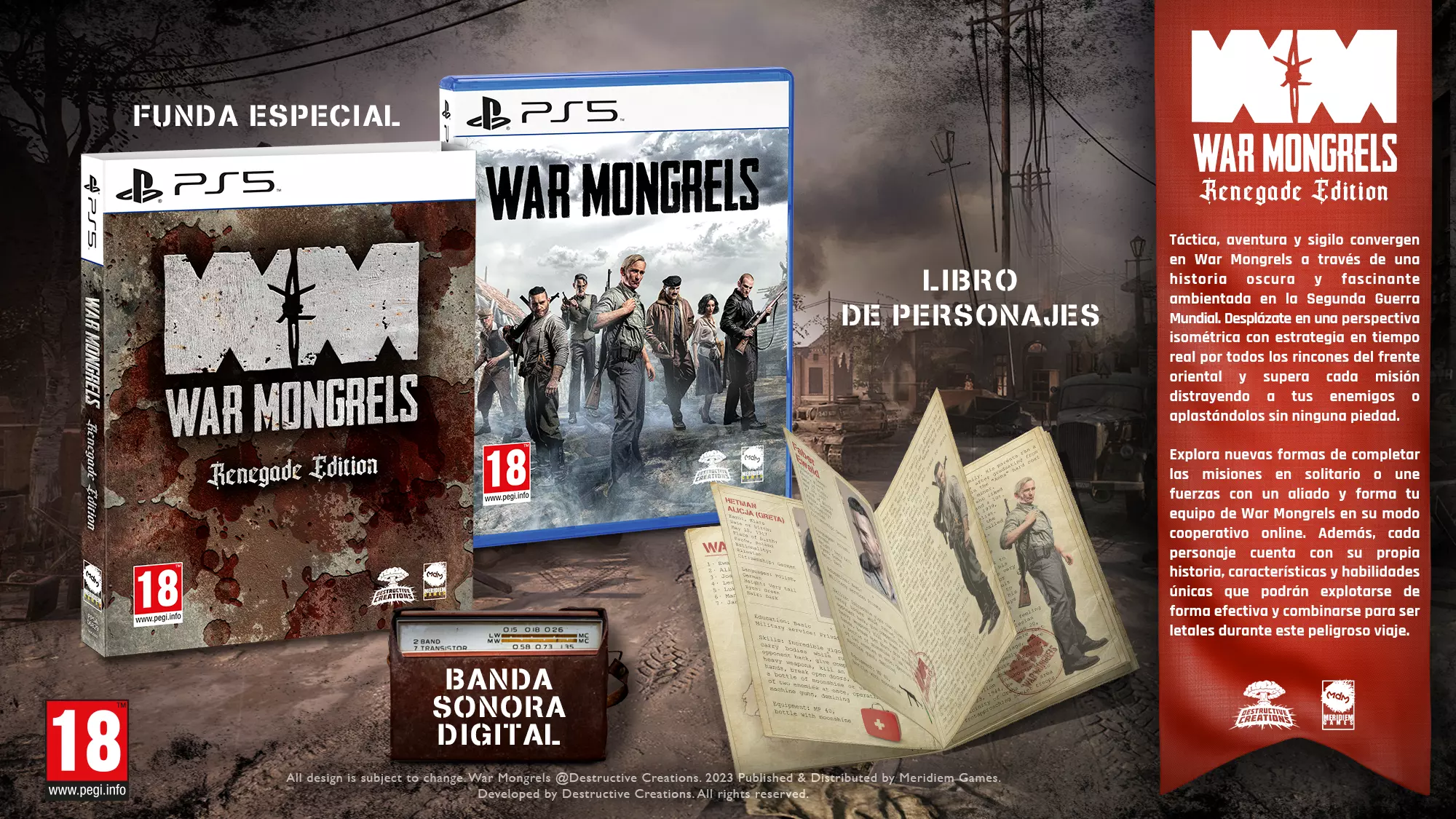 Llançament de l’edició Renegade de War Mongrels per a PlayStation 5