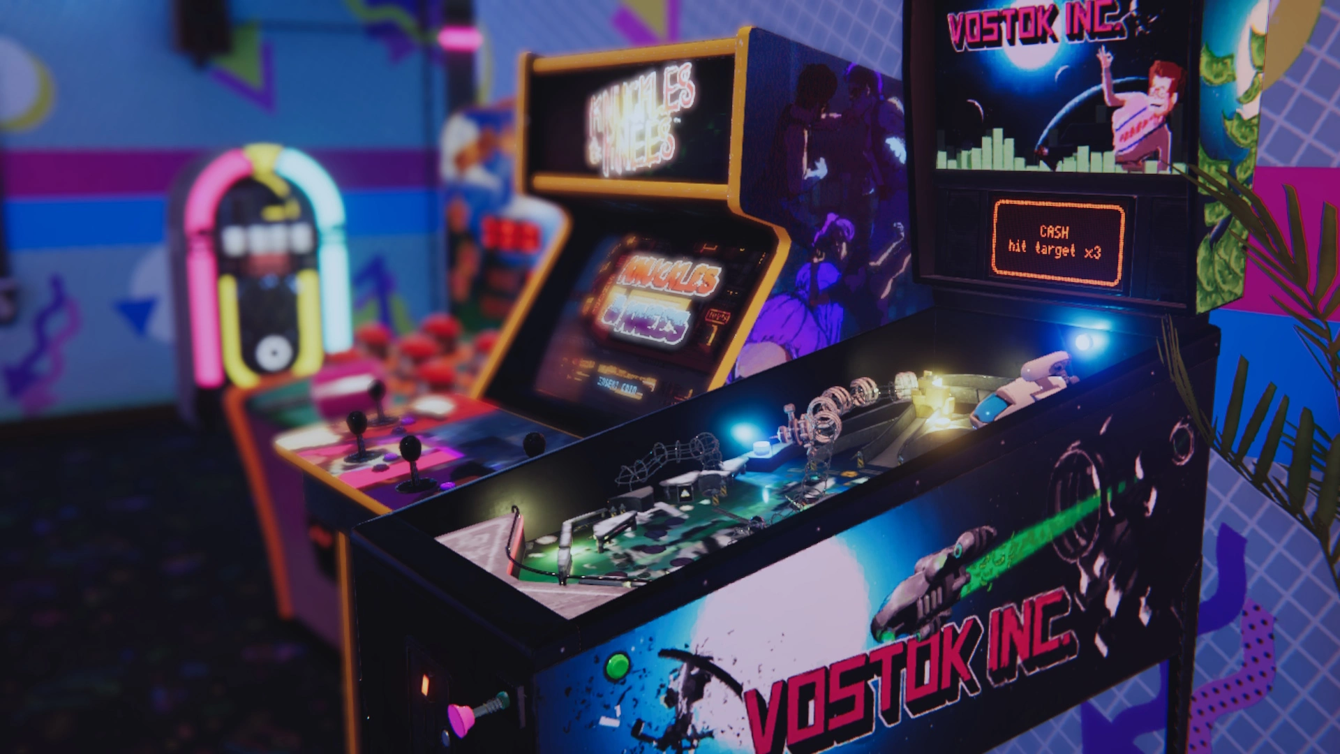 Vostok Inc. Pinball arriba a Arcade Paradise