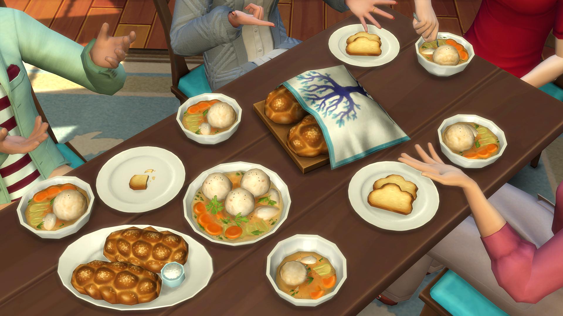 Els Sims 4 inclouen opcions de menjar jueu