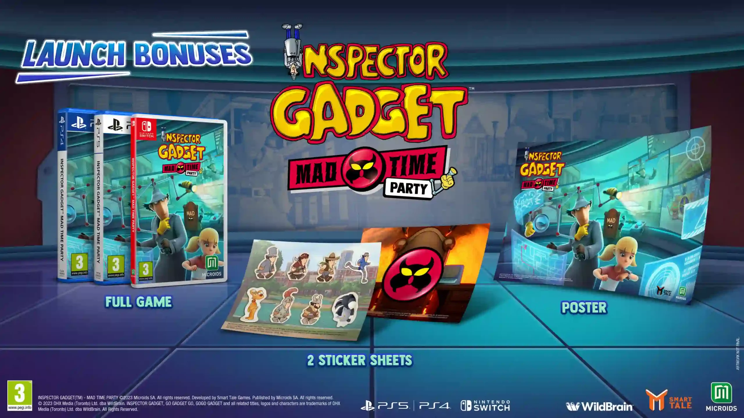 Inspector Gadget – MAD Time Party disponible en format físic a PlayStation 5 i Nintendo Switch